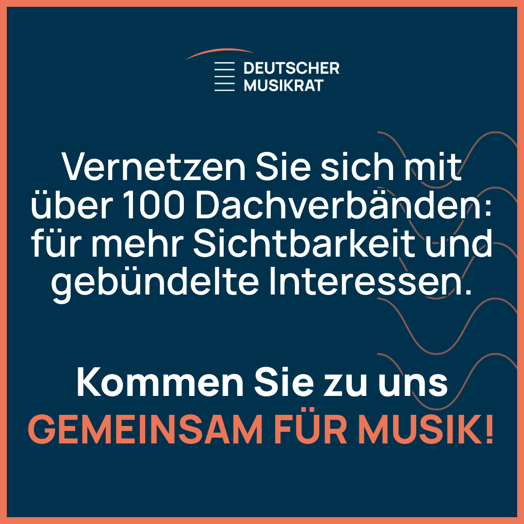 Startseite | Deutscher Musikrat e.V. und g.GmbH | Deutscher Musikrat